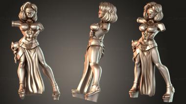 Figurines of people Justicia 3d model