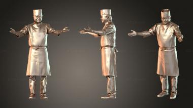 Figurines of people Kazuo 3d model