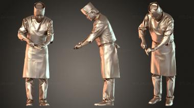Figurines of people Kazuo Optimistic 3d model