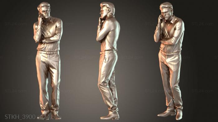 Figurines of people (Kenneth Clever, STKH_3900) 3D models for cnc