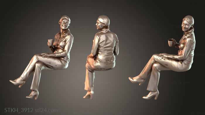 Figurines of people (Kim Native, STKH_3912) 3D models for cnc
