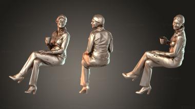 Figurines of people Kim Native 3d model
