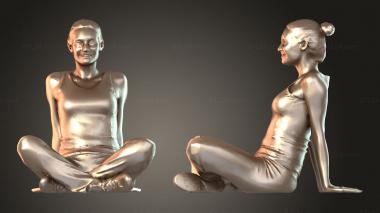 Figurines of people Kim Native Duplicate 3d model