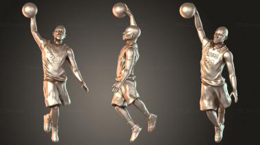 Figurines of people Kobe Bryant 3d model