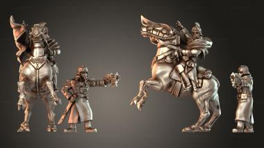 Figurines of people Krieg Death Korps Canister 3d model