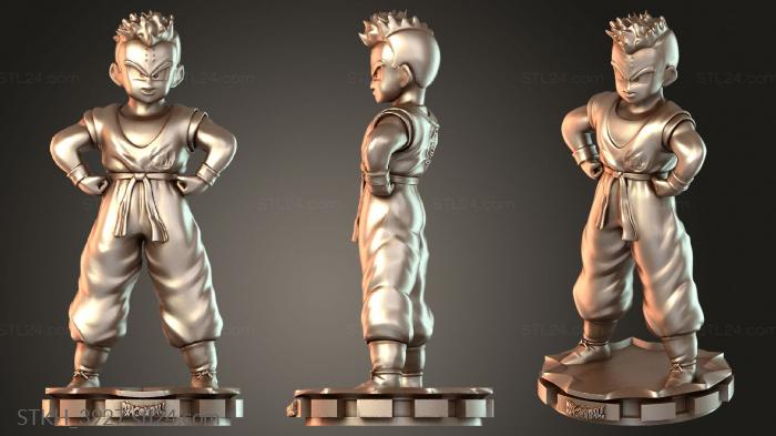 Figurines of people (Krillin, STKH_3927) 3D models for cnc