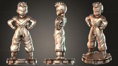 Figurines of people Krillin 3d model