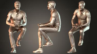 Figurines of people Lars Duplicate 3 3d model