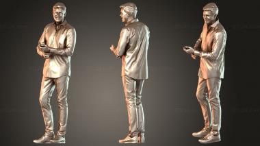 Figurines of people Lars Artistic 3d model
