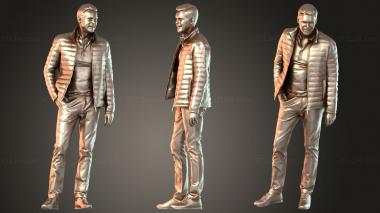 Figurines of people Lars Daring 3d model