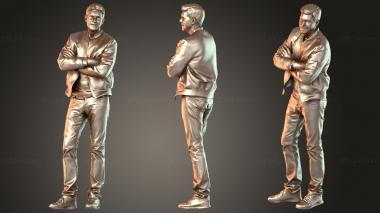 Figurines of people Lars Fearless 3d model