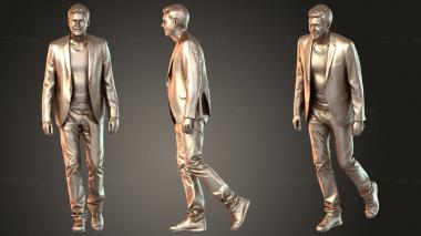 Figurines of people Lars Joyful 3d model