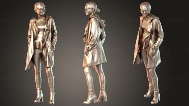 Figurines of people Laura 3d model