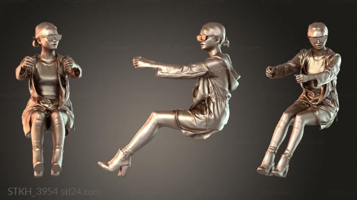 Figurines of people (Laura Radiant, STKH_3954) 3D models for cnc