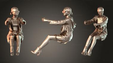Figurines of people Laura Radiant 3d model