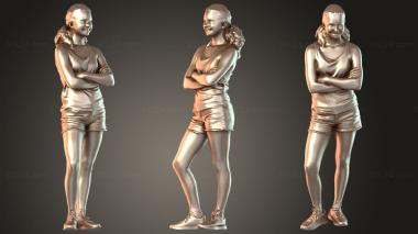 Figurines of people Layla Duplicate 3d model