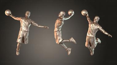 Figurines of people LeBron James 3d model