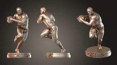 Figurines of people LeBron James Slice 3d model