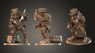 Figurines of people Leprechaun 3d model