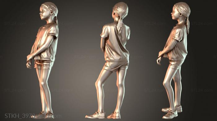 Figurines of people (Lilly, STKH_3978) 3D models for cnc