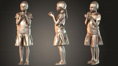 Figurines of people Lilly Duplicate 3d model