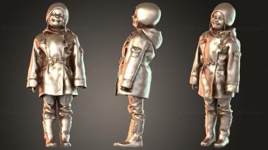 Figurines of people Lilly Mature 3d model