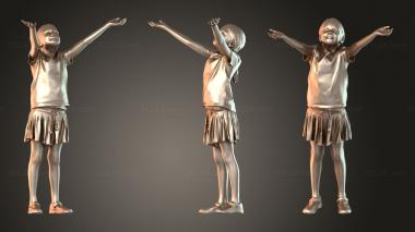 Figurines of people Lilly Playful 3d model