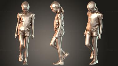 Figurines of people Lilly Zealous 3d model