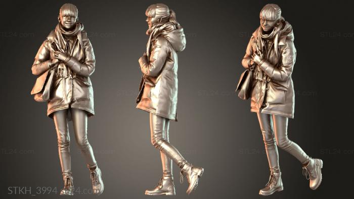 Figurines of people (Lisa, STKH_3994) 3D models for cnc