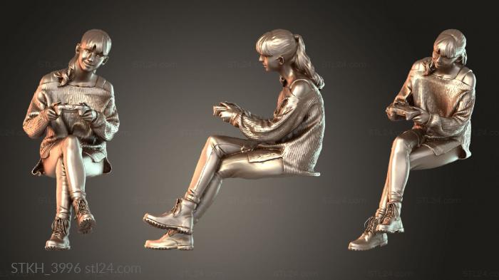 Figurines of people (Lisa Duplicate 2, STKH_3996) 3D models for cnc