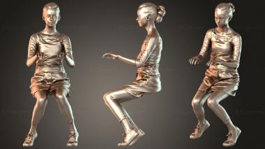 Figurines of people Mady 3d model