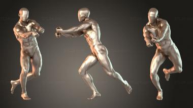 Figurines of people Male Sculpt 3d model