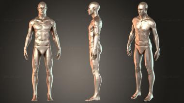 Figurines of people Man 3d model