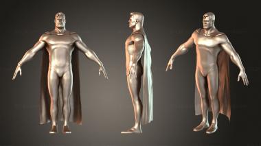 Figurines of people Man Quiet 3d model