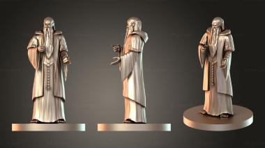 Figurines of people Man with the Canaries Only 3d model