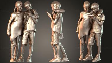 Figurines of people Mara Leo Native 3d model