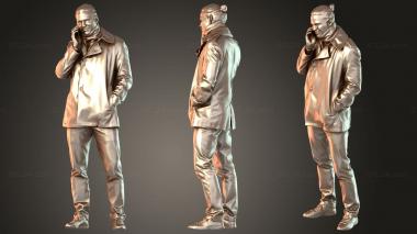 Figurines of people Marcel 3d model