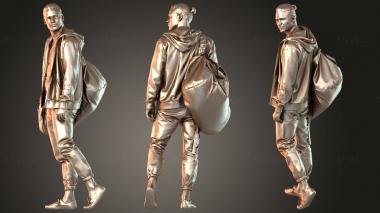 Figurines of people Marcel Duplicate 3d model