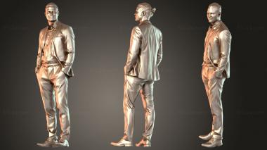 Figurines of people Marcel Duplicate 2 3d model