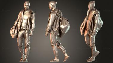 Figurines of people Marcel Duplicate 3 3d model