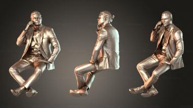 Figurines of people Marcel Daring 3d model