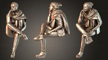 Figurines of people Marie Honest 3d model