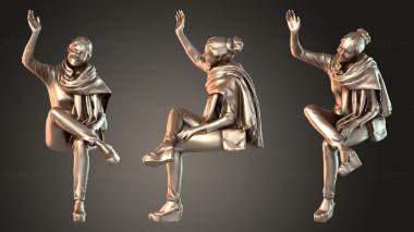 Figurines of people Marie Native 3d model