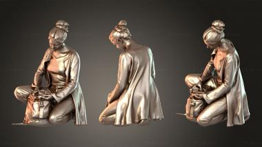 Figurines of people Marie Vivid 3d model