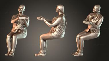 Figurines of people Martha 3d model