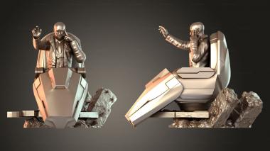 Figurines of people Marvel Crisis Xavier 3d model