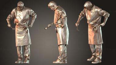Figurines of people Max Strong 3d model