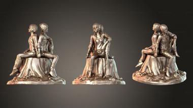 Figurines of people Maxine and Chloe 3d model