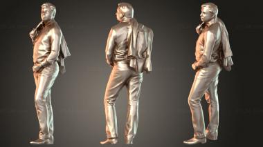Figurines of people Michael 3d model