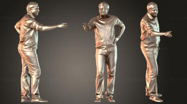 Figurines of people Michael Duplicate 3d model